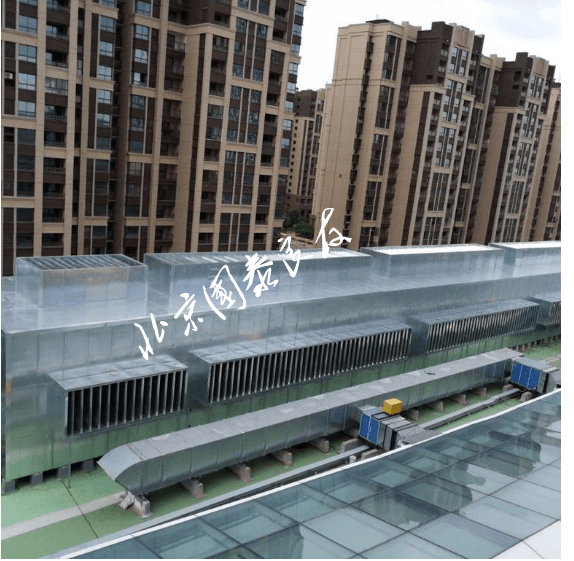 02 武漢天虹廣場(chǎng)樓頂冷卻塔降噪、冷卻塔噪音治理